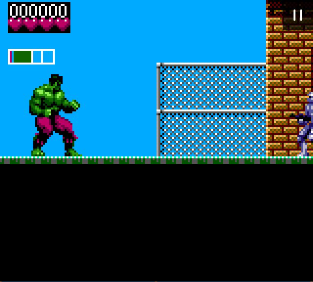 The Incredible Hulk - Game Gear game screenshot (1995) by US Gold